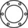 DINEX 49837 Gasket, exhaust pipe